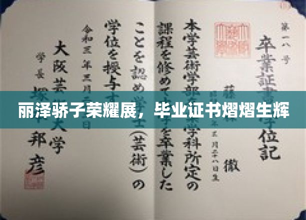 丽泽骄子荣耀时刻，毕业证书光彩夺目