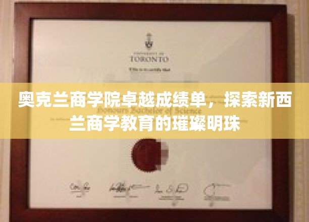 奥克兰商学院耀眼光环，解码新西兰商学教育的璀璨之星