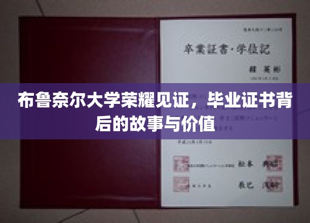 布鲁奈尔荣耀瞬间，探索毕业证书背后的珍贵历程与价值内涵