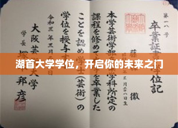 湖首大学学位，开启你的未来之门