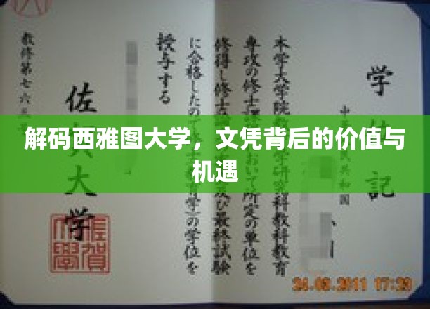 探索西雅图大学，文凭的内在价值与无限机遇
