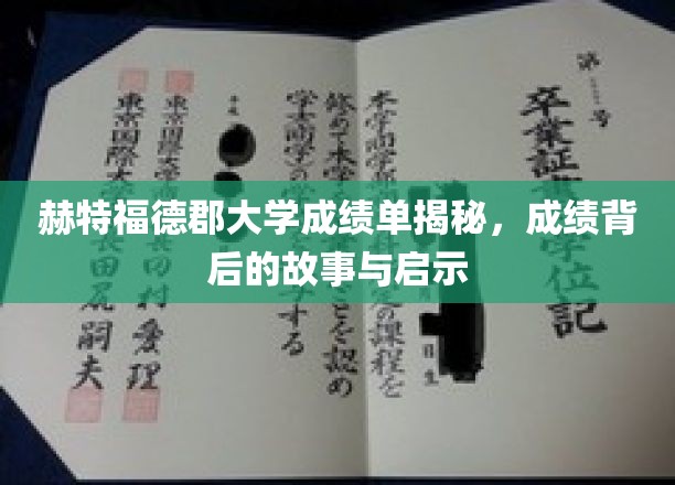 探寻赫特福德郡大学成绩单背后的真实故事与成长启示