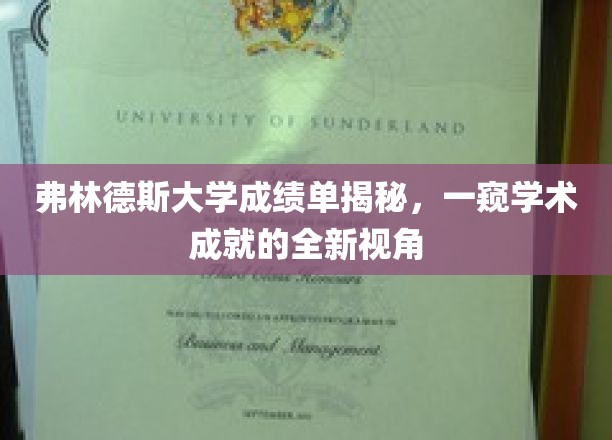 弗林德斯大学成绩单揭秘，一窥学术成就的全新视角