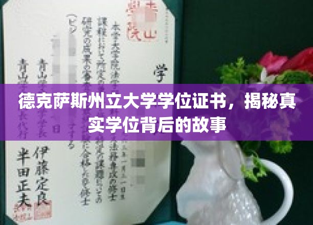 德克萨斯州立大学学位证书，揭秘真实学位背后的故事