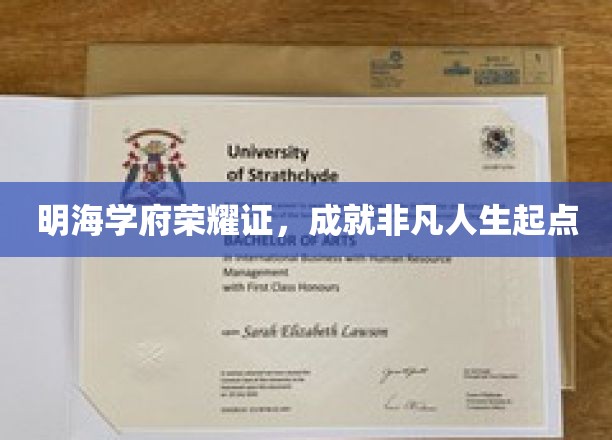 明海学府荣耀证，成就非凡人生起点