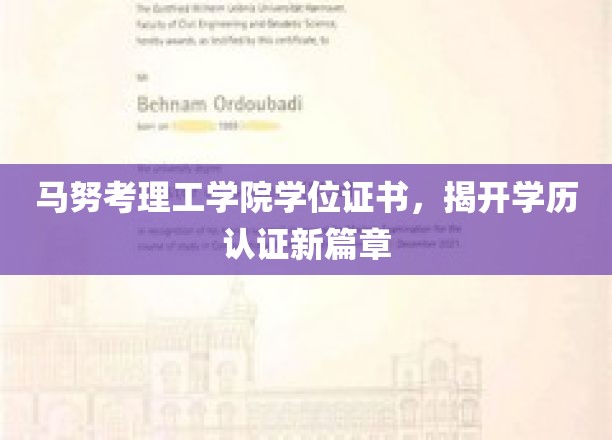 马努考理工学院创新认证，学历认证领域迎来全新变革