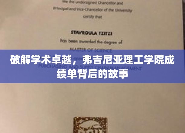 破解学术卓越，弗吉尼亚理工学院成绩单背后的故事