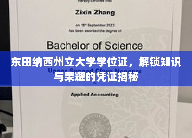 解锁学术巅峰，揭秘东田纳西州立大学学位证的荣耀之路