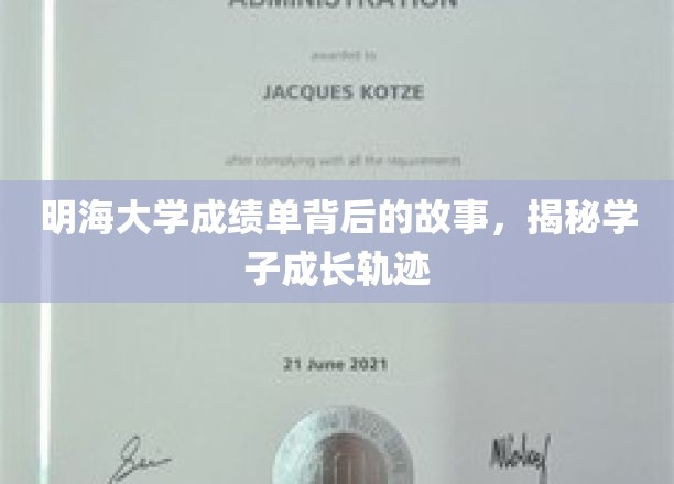 成绩单背后，探寻明海学子成长的秘密之路