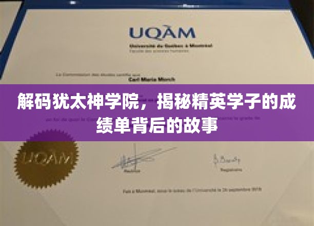 解码犹太神学院，揭秘精英学子的成绩单背后的故事