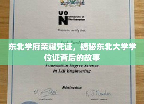 东北大学学位证，揭开东北学府荣耀背后的传奇密码