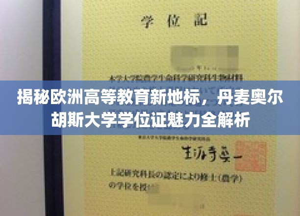 揭秘欧洲高等教育新地标，丹麦奥尔胡斯大学学位证魅力全解析