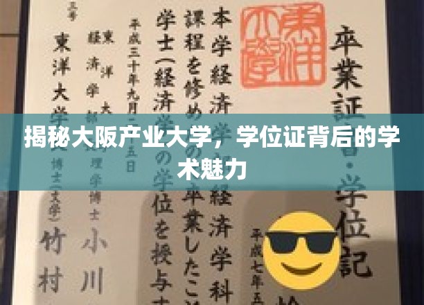 深入解读大阪产业大学，探寻学位证背后的学术魅力