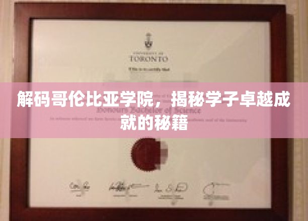 哥伦比亚学院，揭秘学子非凡成就的神秘力量