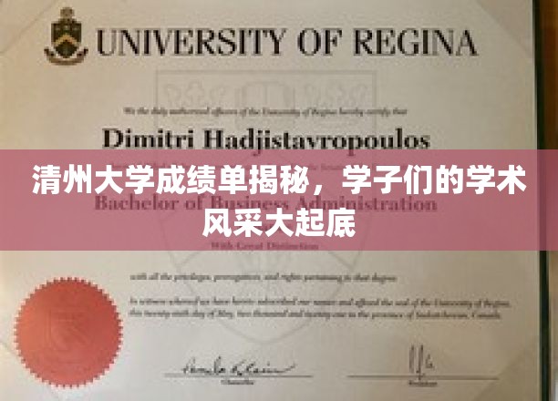 解码清州大学成绩单，一窥学子们的学术辉煌瞬间