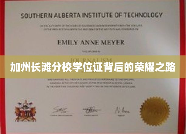 长滩分校荣耀见证，学位证背后的奋斗轨迹
