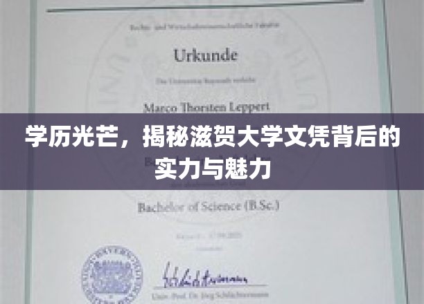 学历光芒，揭示滋贺大学文凭背后的实力与魅力