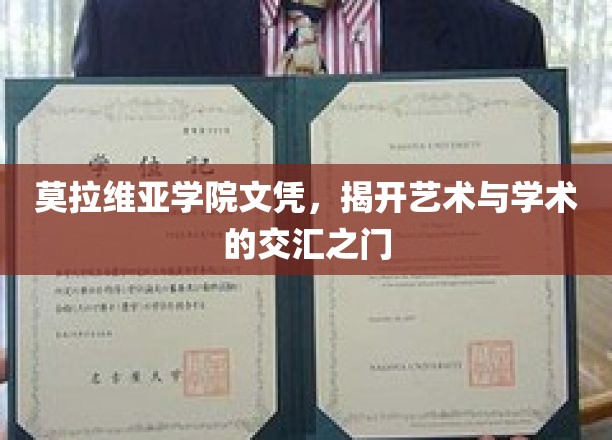 艺术殿堂的通行证，莫拉维亚学院文凭，开启学术与艺术的融合之旅