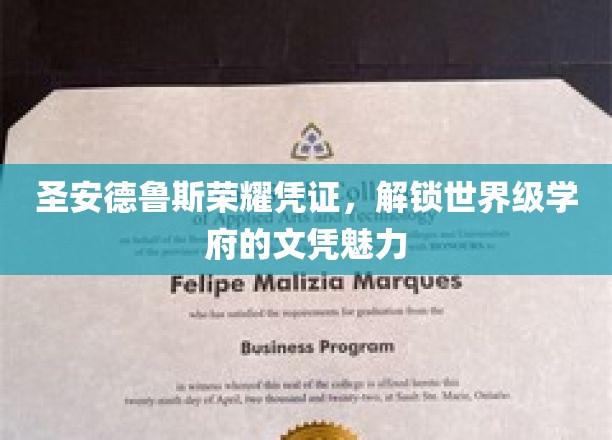 圣安德鲁斯荣耀凭证，解锁世界级学府的文凭魅力