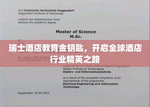 瑞士酒店学府的精英钥匙，解锁国际酒店业的璀璨未来