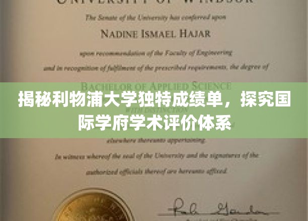 深度解析利物浦大学独特成绩单，探索国际知名学府的学术评价体系