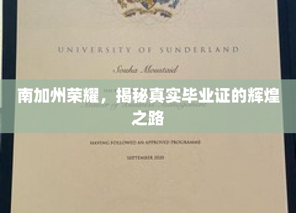 南加州荣耀，揭秘真实毕业证的辉煌之路