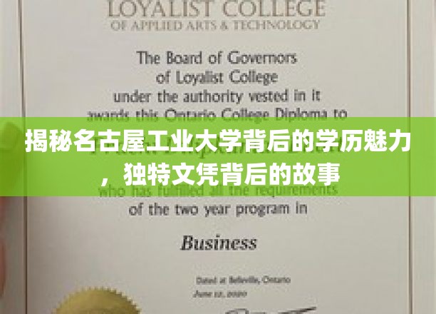 名古屋工业大学学历之谜，探寻独特文凭背后的独特魅力