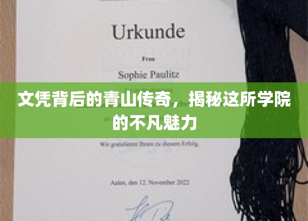 名校风云，探秘某学院文凭背后的自然与人文魅力