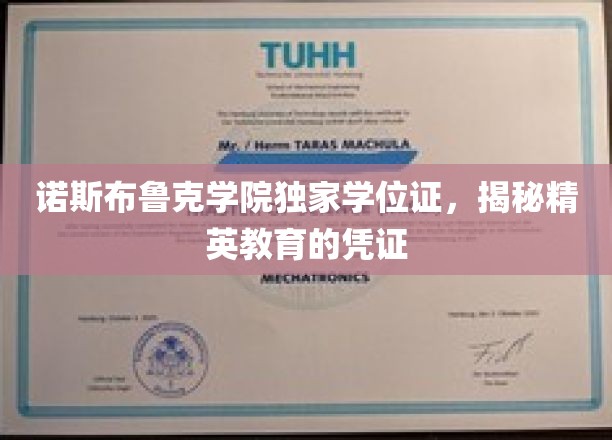 诺斯布鲁克学院独家学位证，揭秘精英教育的凭证