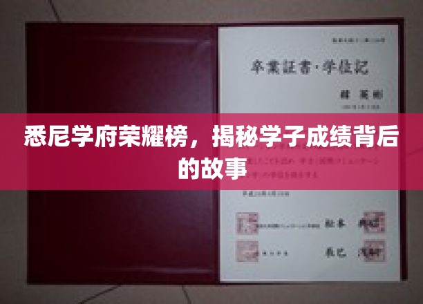 悉尼学府荣耀榜，揭秘学子成绩背后的故事