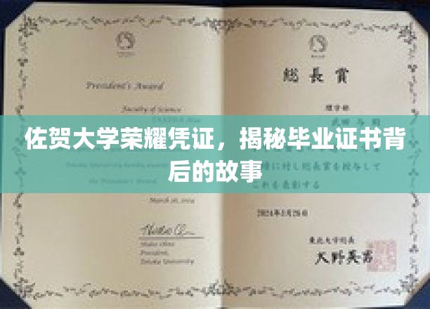 佐贺大学荣耀凭证，揭秘毕业证书背后的故事