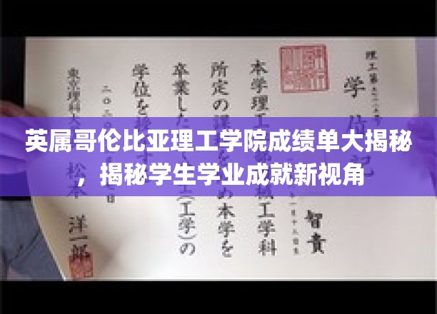 解码英属哥伦比亚理工学院，揭秘学生学业成就的秘密花园