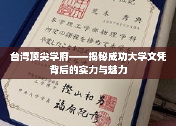 台湾顶尖学府——揭秘成功大学文凭背后的实力与魅力