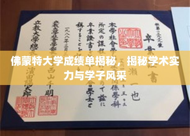佛蒙特大学成绩单揭秘，一窥学术实力与学子风采
