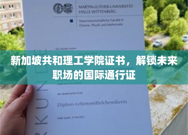 新加坡共和理工学院证书，开启全球职场新篇章