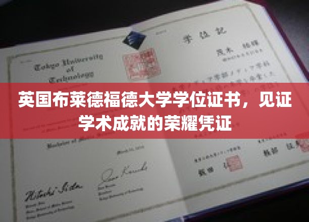 荣耀启航，布莱德福德大学学位证书，成就非凡学术旅程的象征