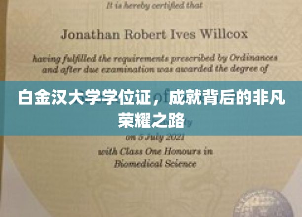 白金汉荣耀，学位证背后的非凡征程揭秘