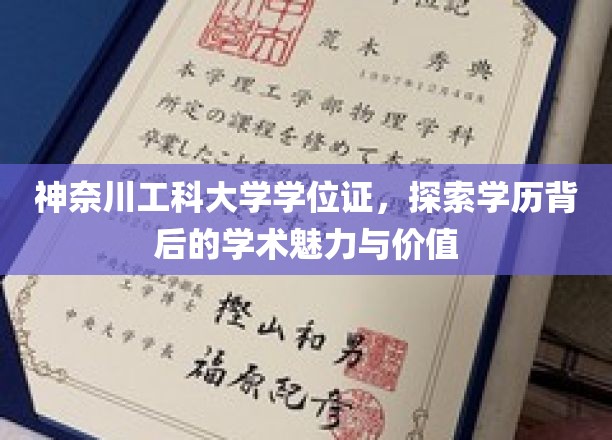 神奈川工科大学学位证，探索学历背后的学术魅力与价值