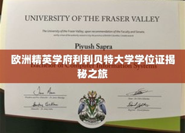 欧洲精英学府利利贝特大学学位证揭秘之旅