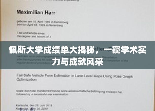 探寻佩斯大学学术秘境，成绩单背后的实力与荣耀