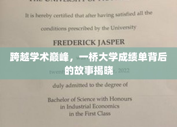揭秘一桥大学卓越成绩单背后的传奇历程