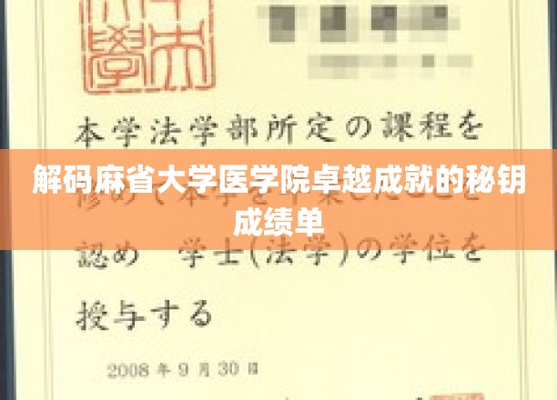 探寻麻省大学医学院辉煌成就背后的独特密码