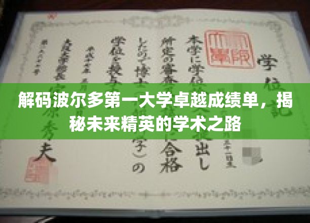 波尔多一大学霸榜秘籍，探秘精英学子的高分成长轨迹