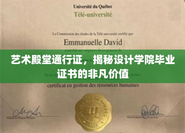 设计未来通行证，毕业证书背后的艺术价值揭秘之旅