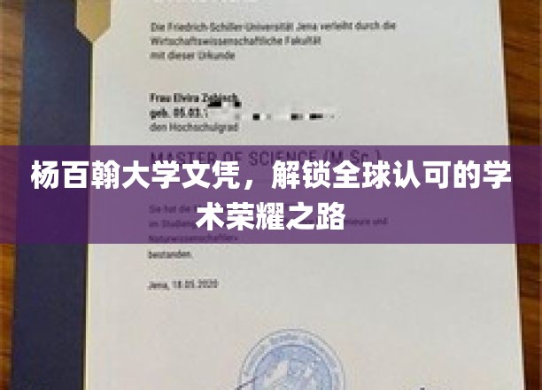 杨百翰大学文凭，通往国际认可学术巅峰的钥匙之旅