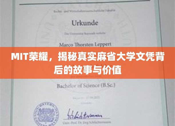 MIT文凭的荣耀之谜，探寻麻省大学文凭的真实价值与传奇历程