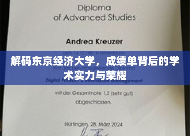 解码东京经济大学，成绩单背后的学术实力与荣耀