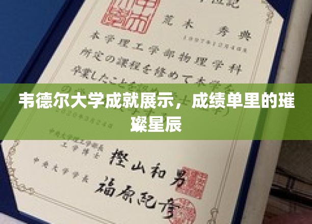 韦德尔大学荣耀榜，学子成绩单上的耀眼星辉