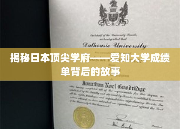 揭秘日本顶尖学府——爱知大学成绩单背后的故事