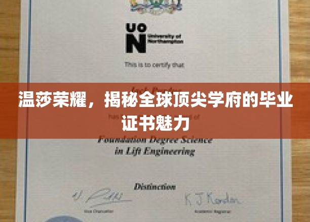 温莎荣耀，揭秘全球顶尖学府的毕业证书魅力